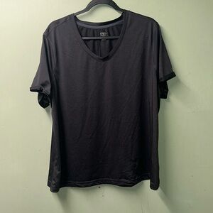 Black athletic shirt